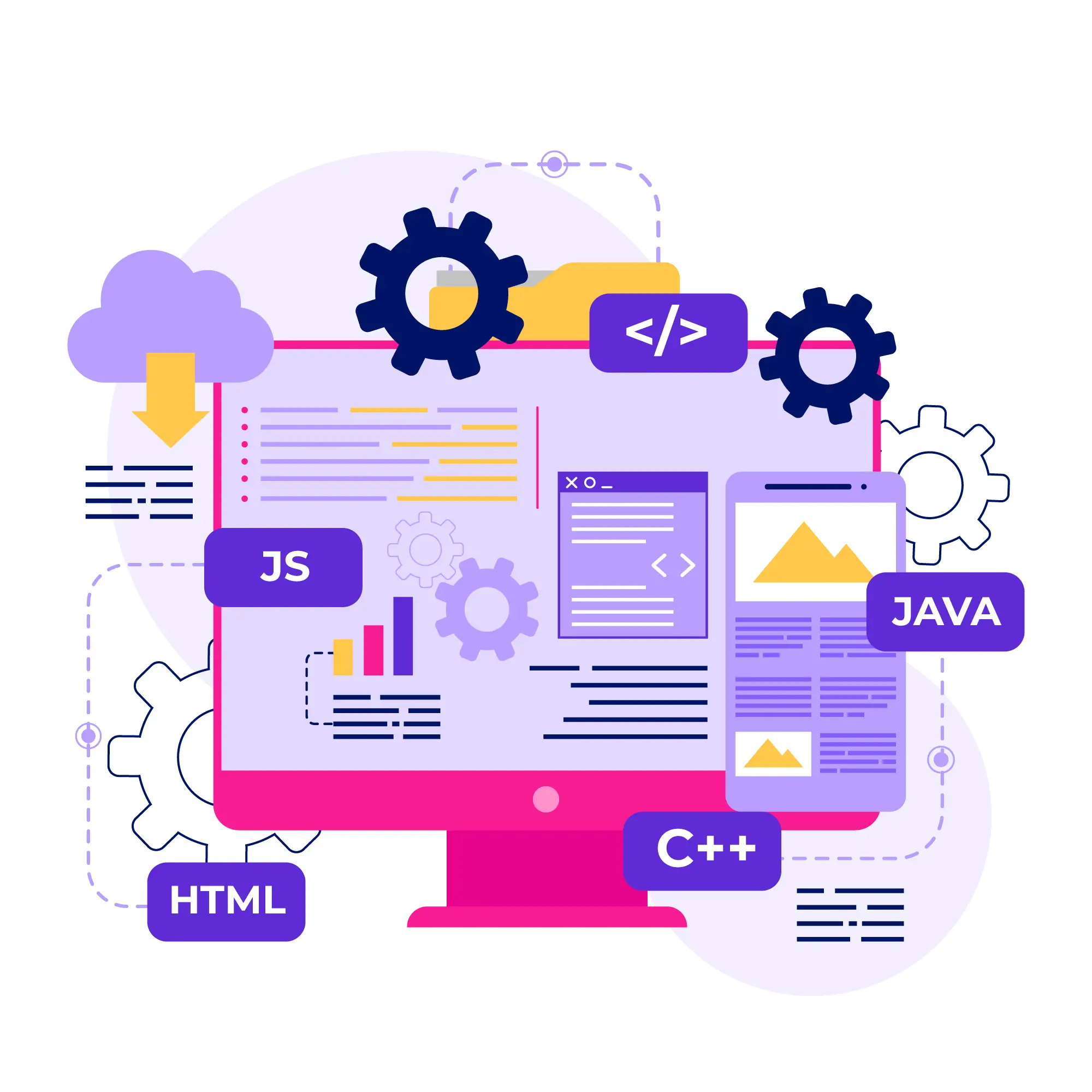 Team collaborating on website designing | Kiyunet Technology